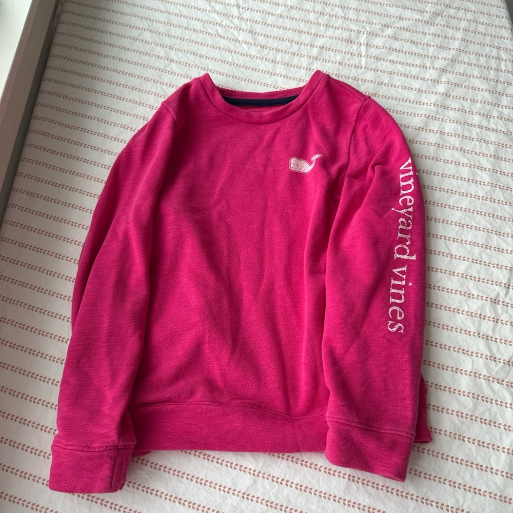 Vineyard Vines Kids Fuchsia Sweatshirt